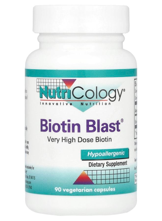 Nutricology Biotin Blast® 90 Vegetarian Capsules