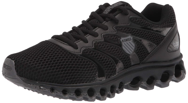 K-SWISS KSwiss Mens Tubes 200 Training Shoe  Wide Toe Box Shoes Walking Running Gym Athletic Sneakers BlackCharcoal 95 M - Image 3