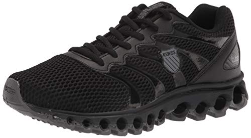 K-SWISS KSwiss Mens Tubes 200 Training Shoe  Wide Toe Box Shoes Walking Running Gym Athletic Sneakers BlackCharcoal 95 M - Image 1