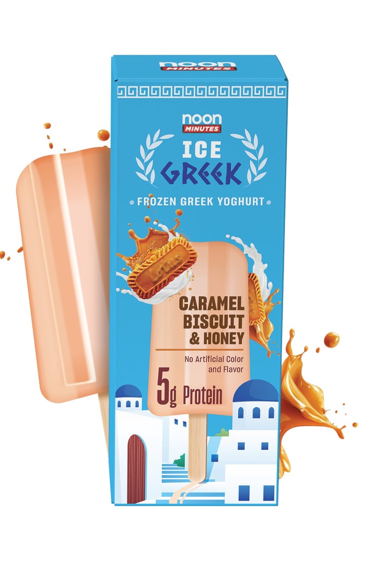 Frozen Greek Yoghurt Stick - Caramel Biscuit & Honey (No Artifical Colours and Flavours)