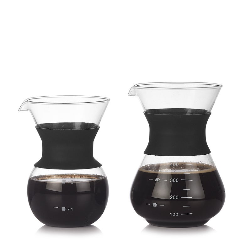 Small Coffee Pot Italian Moka Pot Household Hand-Made Coffee Pot Glass Coffee Sharing Pot Factory Supply - Image 3