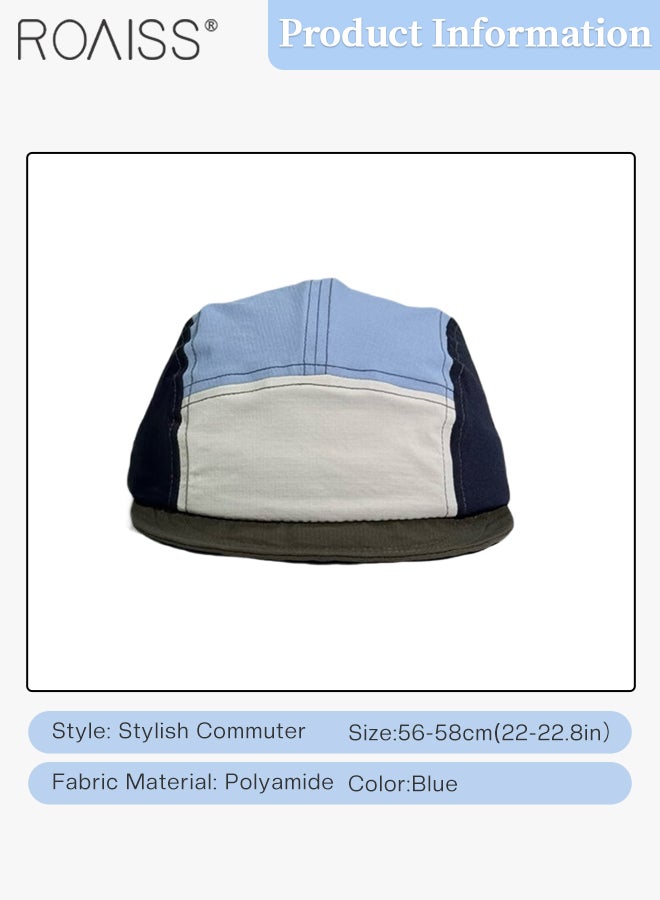 رويس قبعة مسطحة من خمس قطع للرجال والنساء، سريعة الجفاف، مناسبة للرياضات الخارجية، وقبعة شمس خفيفة الوزن للتخييم والجري والتنس، وقبعة رياضية قابلة للطي والتخزين - Image 2