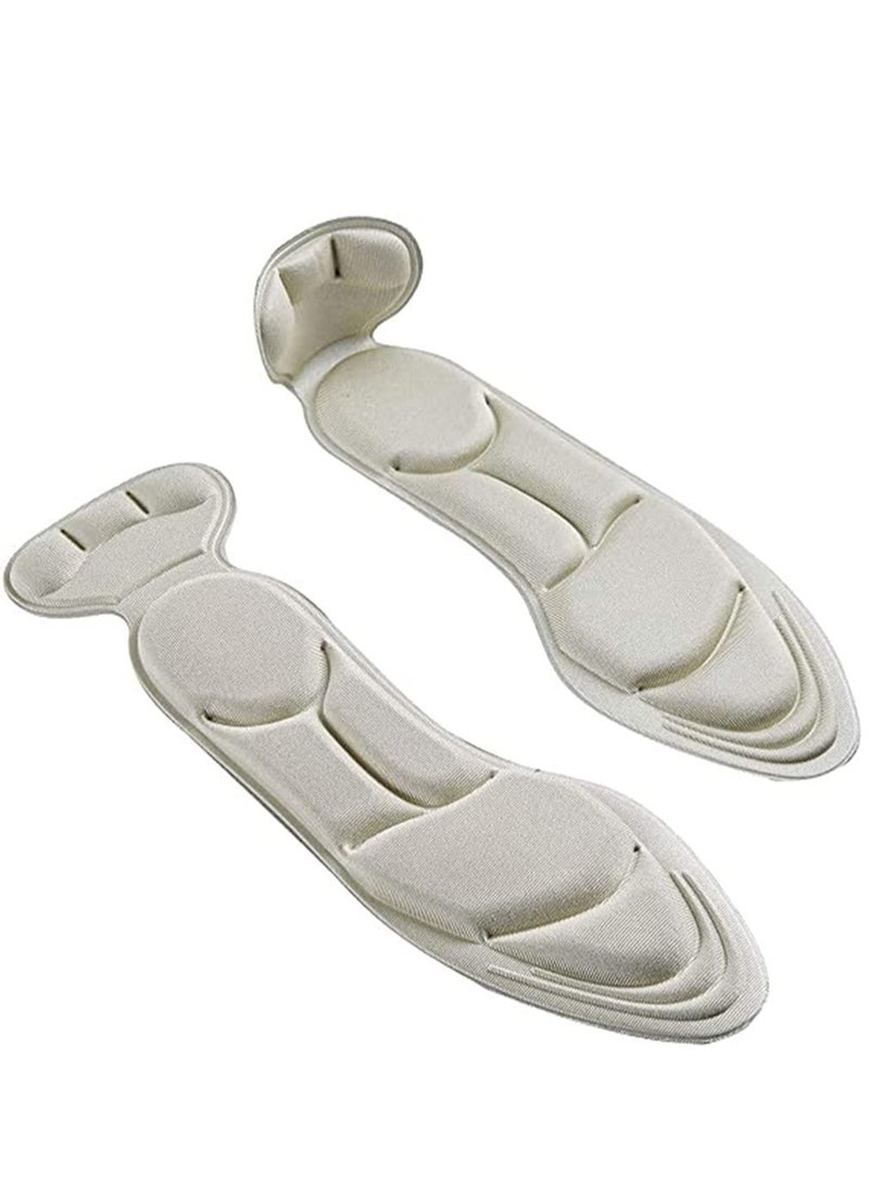 SYOSI 3 Pairs Heel Cushion Pads Comfort Shoe Grips Snugs for Big Shoes Loose Shoes Heel Blisters and Heel Pain Heel Protectors Liners for Men and Women - Image 2