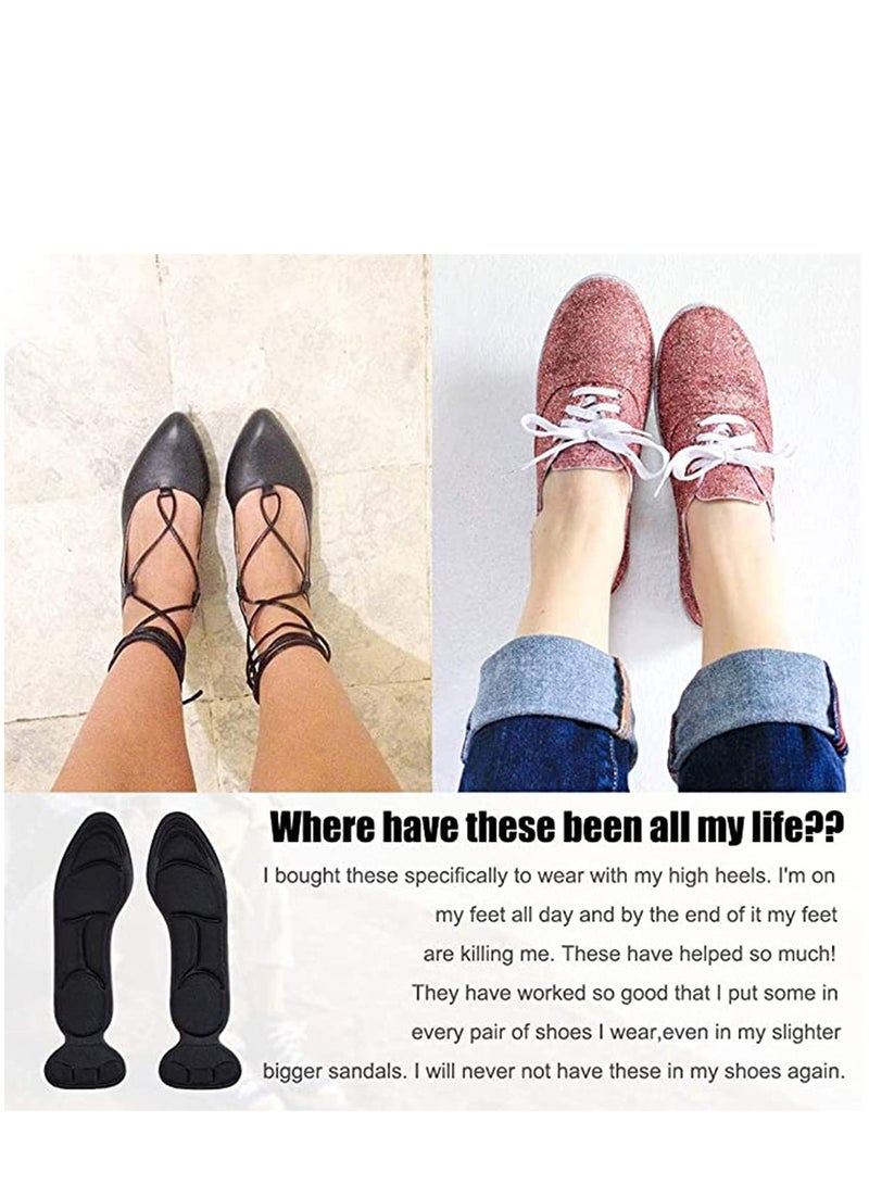SYOSI 3 Pairs Heel Cushion Pads Comfort Shoe Grips Snugs for Big Shoes Loose Shoes Heel Blisters and Heel Pain Heel Protectors Liners for Men and Women - Image 4