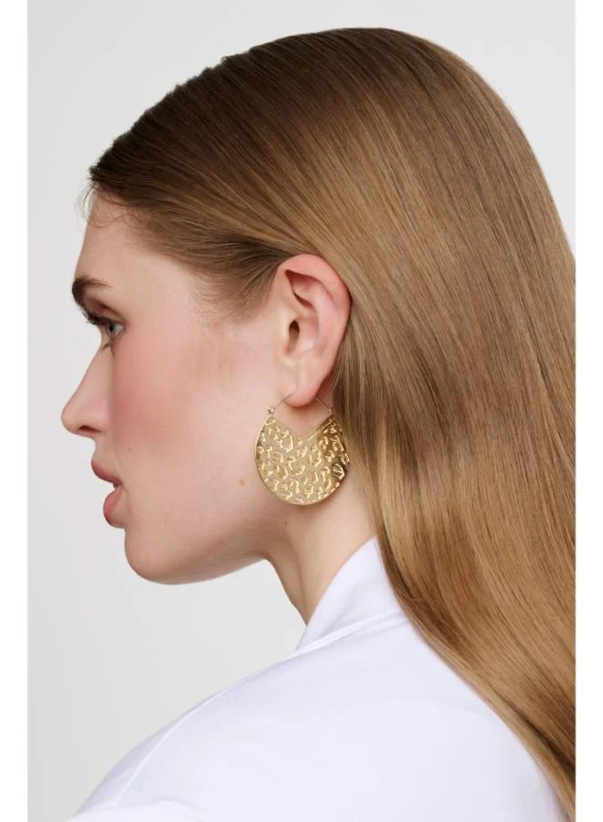 Karen Millen Leopard Spot Earrings
