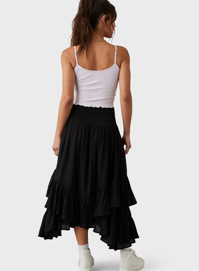 امريكان ايجل High Low Midi Skirt
