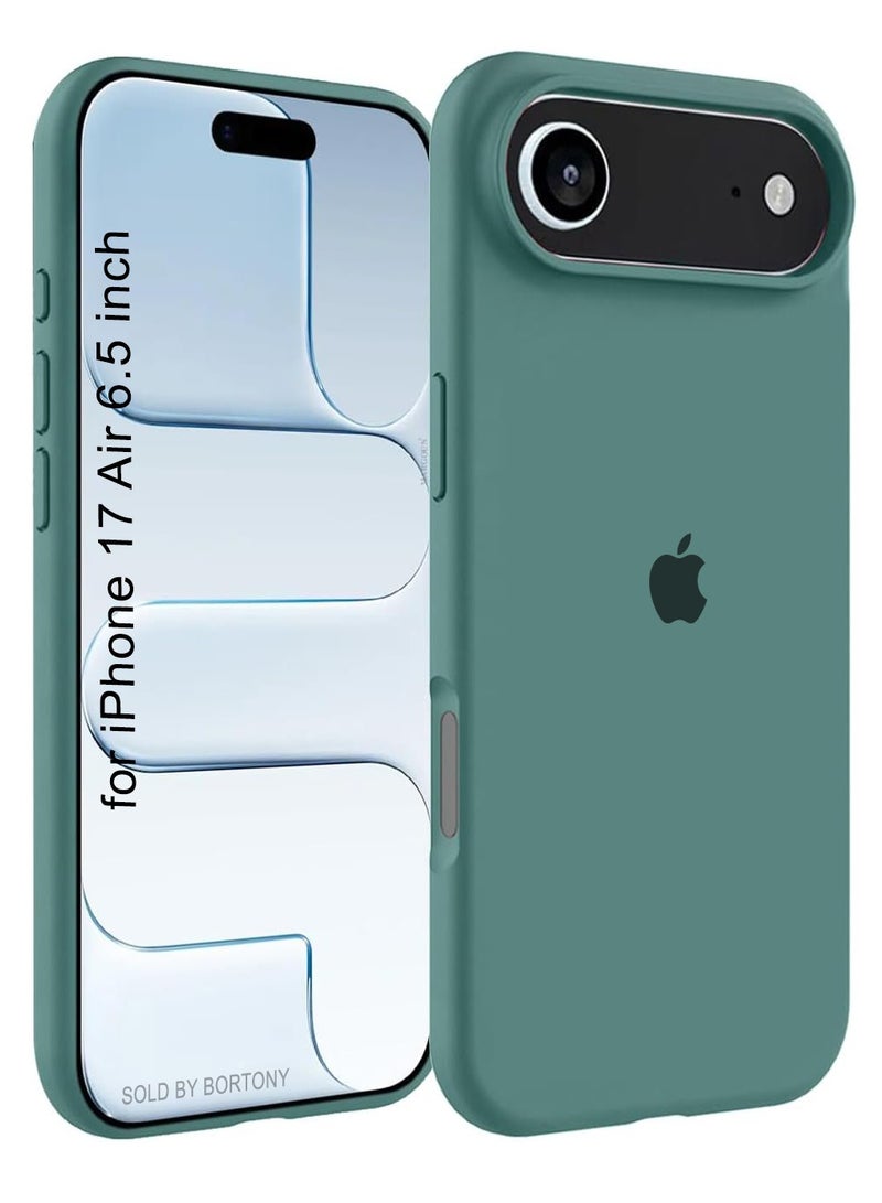 iPhone 17 Air Case Liquid Soft Silicone Slim iPhone 17 Air Cover with Inside Microfiber Lining Shockproof Protective Phone Case for iPhone 17 Air 6.5 inch - Image 1