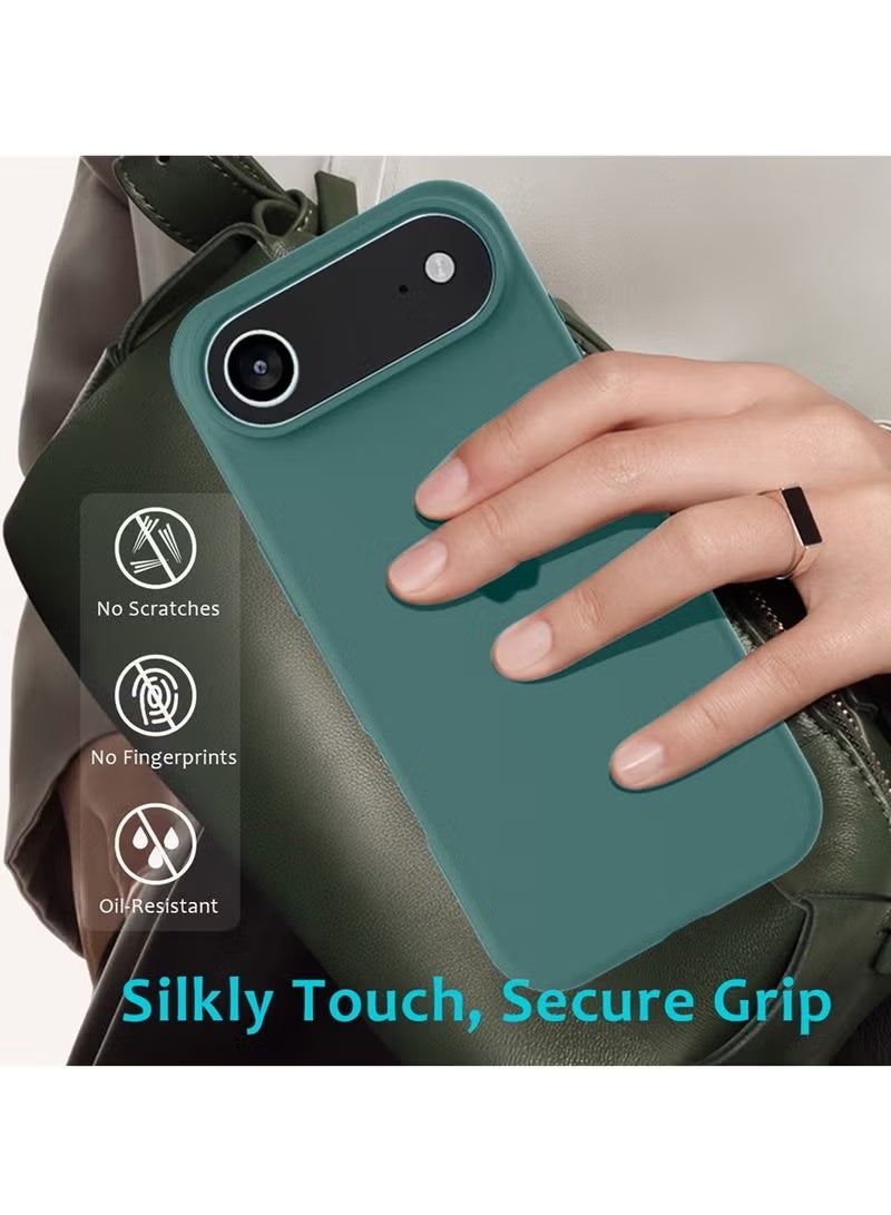 iPhone 17 Air Case Liquid Soft Silicone Slim iPhone 17 Air Cover with Inside Microfiber Lining Shockproof Protective Phone Case for iPhone 17 Air 6.5 inch - Image 3