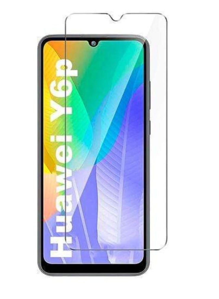 MOAG Huawei Y6P Screen Protector Pack of 3 Tempered Glass HD Clear and Scratch-Resistant