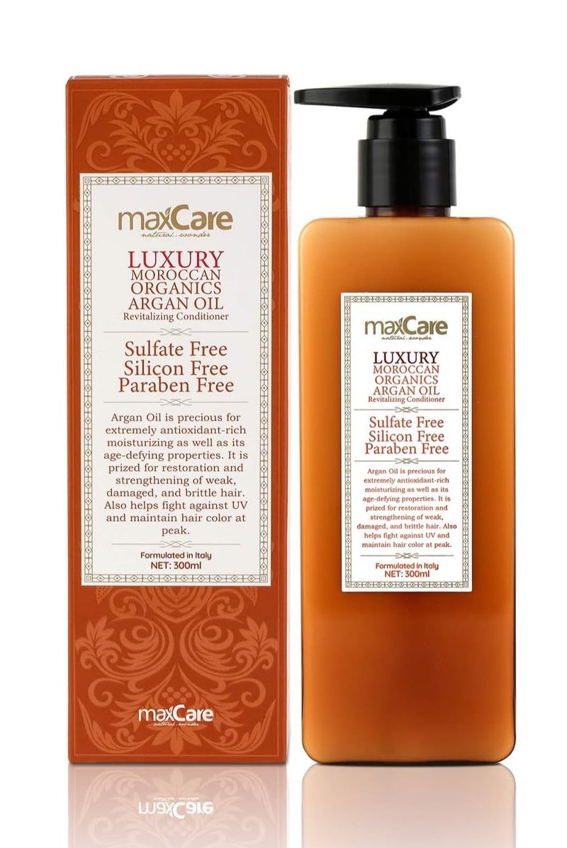 Maxcare Luxury Moroccan Organics Argan Oil 300ml - Image 1