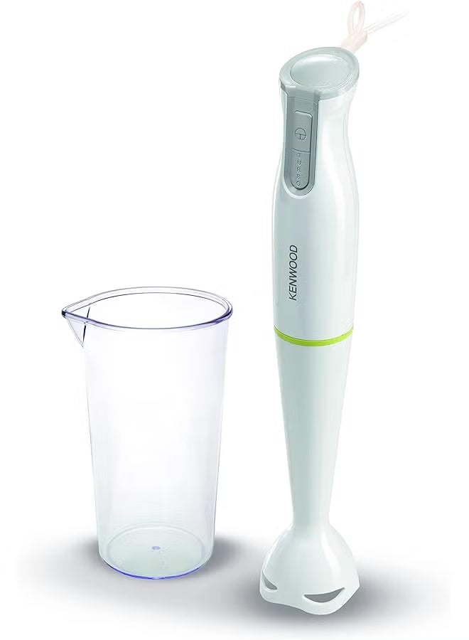 KENWOOD Hand Blender 600W 0.6L Removable Wand One Speed Plus Turbo Function Graduated Beaker Hbp02.001Wh White - Image 1