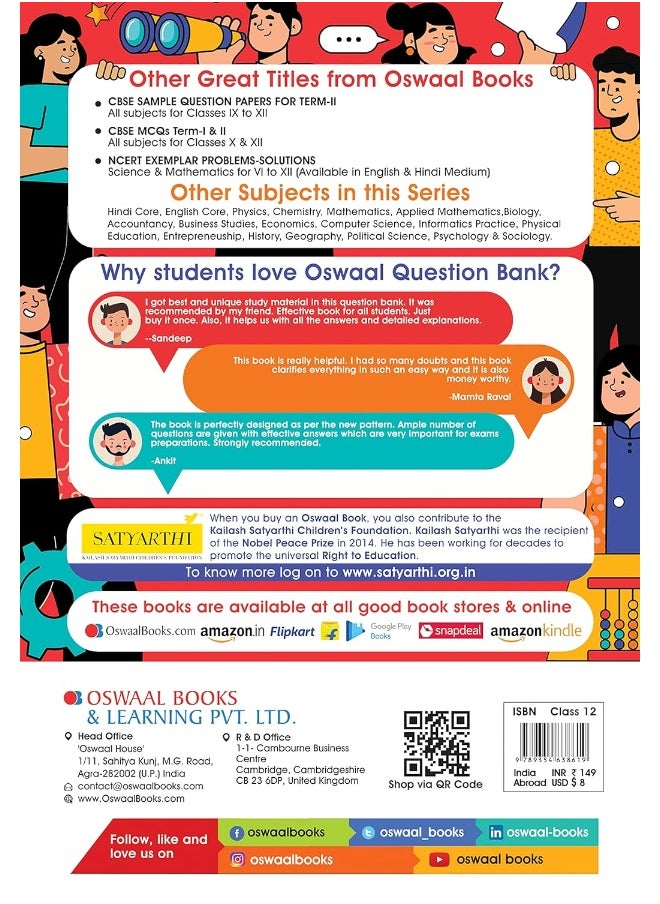 Oswaal CBSE Question Bank Chapterwise For Term 2, Class 12, Sociology (For 2022 Exam)  - Image 2