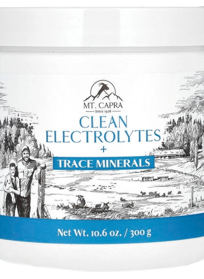 MT. CAPRA SINCE 1928 - Clean Electrolytes + Trace Minerals 10.6 oz (300 g) - Image 1