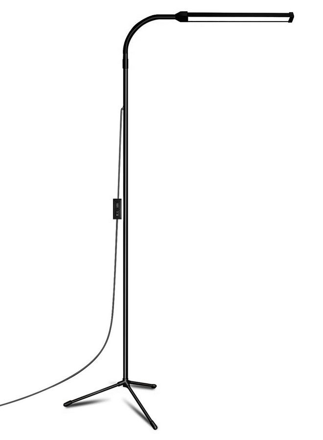 EBEST Led Floor Lamp for Eyelash Extensions Craft Task Floor Standing Light Adjustable Gooseneck Dimmable lash LED Lamp for Facial Spa Salon Makeup - Image 1