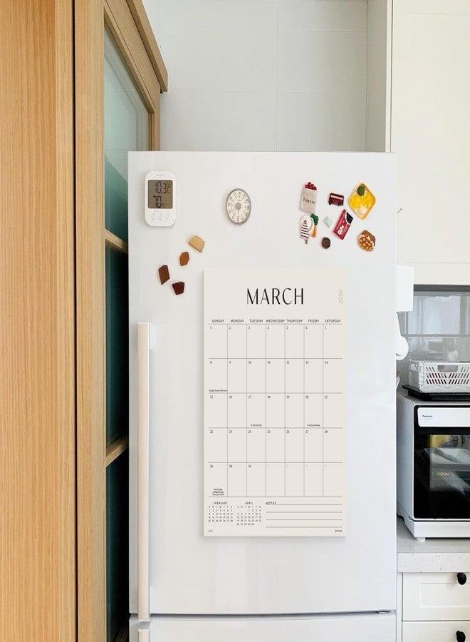 Jotsome Magnetic Calendar for Refrigerator 2026-2027, Monthly Fridge Calendar From Now to June 2027 14x10 inch, Easy Organizing (Vertical) - Image 5