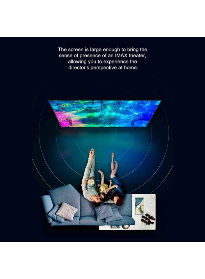 جاجيك Video Game Projector with 2X Wireless Controllers & Game Joystick, Android 9.0 Smart Projector with Dual-Band Wi-Fi 2.4G/5G, HDMI/USB/Audio Support, Screen Mirroring, 4K Ultra HD, True 1080P, 3GB RAM + 64GB Storage – Black - Image 4