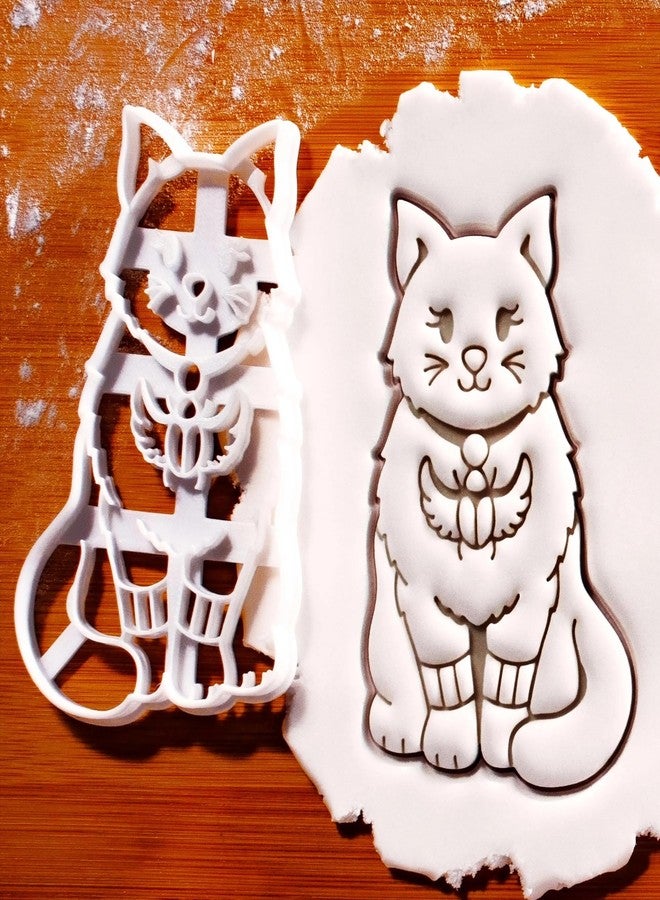 EROTNGO Cute Bastet – Egyptian Cat Goddess with Scarab Necklace Cookie Cutter | DIY Cake Biscuit Cookie Cutter | Kitchen Cooking Decoration Tool (Pack of 2) - Image 1