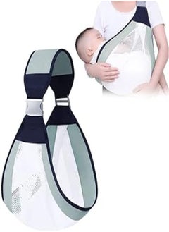 Generic Breathable Baby Carrier Sling, Elastic Baby Carrier, Newborn, Baby Carrier Sling, Breathable Baby Sling (Breathable Mesh, Green) 