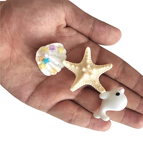 CAKOLINK 12 PCS Shoe Charms for Girls, Cute Starfish Seashell Shoe Decoration Charms for Women, PVC Girly Bling Shoe Charms for Clog Sandals - Image 4