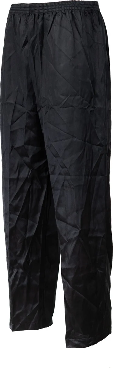 اوبلاند Men's Satin Fabric Pajama Pants Solid Color Elastic Waist No Pocket Wide Leg Relaxed Cut