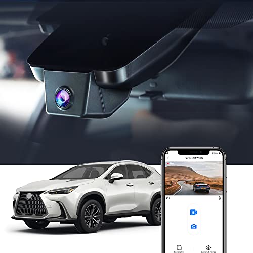 Fitcamx 4K Dash Cam Suitable for Lexus NX 2022-2026 & NX Hybrid NX350 250 350h 450h, OEM Factory Look, 2160P UHD Video, Built-in WiFi & APP, Loop Recording, Gravity Sensor, Plug & Play, 64GB Card - Image 1