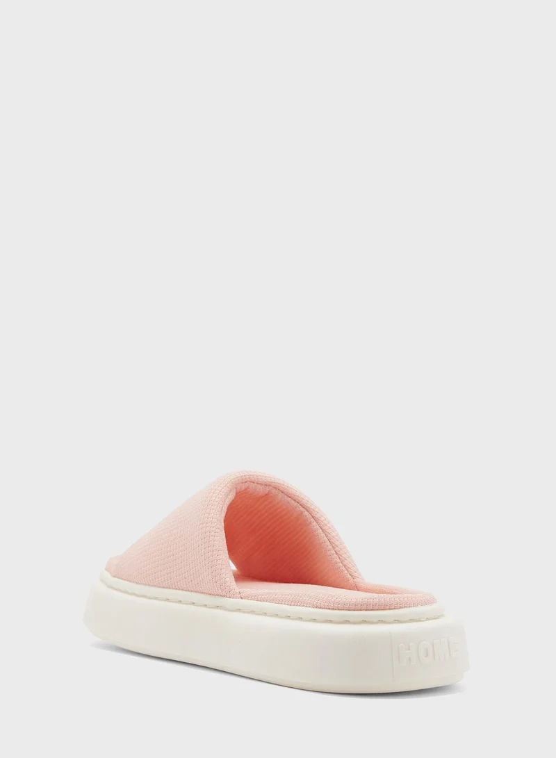 Ginger Cushioned Colorblock Slides