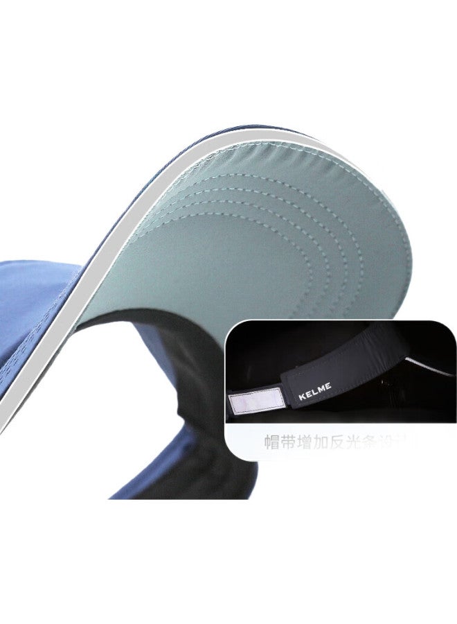 KELME Sports Visor, Sun Protection Hat, Marathon Running Cap, Sun Hat, Baseball Cap, White - Image 3