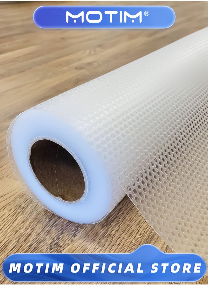 Motim 45 * 1000CM Non-Slip Shelf Liner EVA Kitchen Liner Washable for Kitchen Cabinet & Shelves & Refrigerator & Storage & Desks  - Image 1