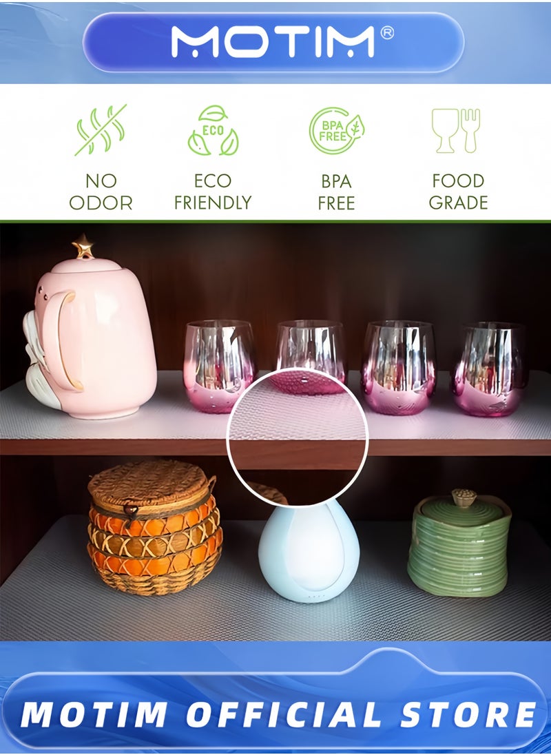 Motim 45 * 1000CM Non-Slip Shelf Liner EVA Kitchen Liner Washable for Kitchen Cabinet & Shelves & Refrigerator & Storage & Desks  - Image 3