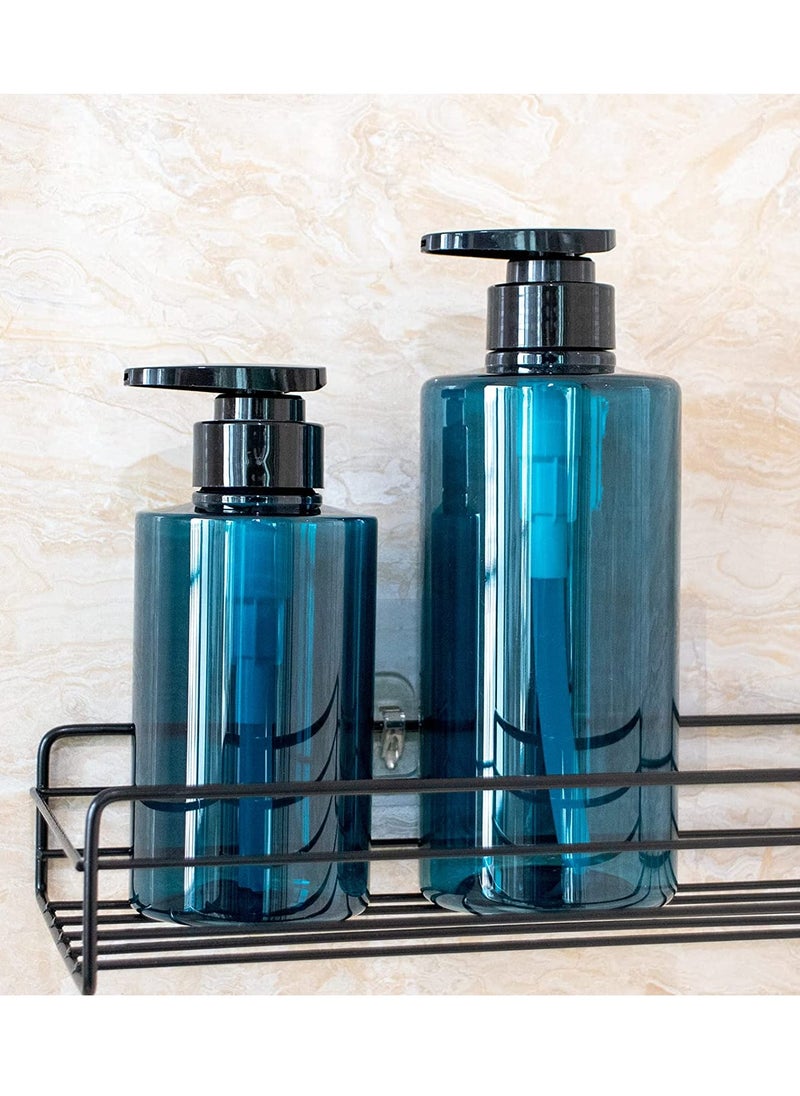 SYOSI - SYOSI Shampoo Conditioner Pump Dispenser  Refillable Shampoo Bottles for Shower Soap Body Wash Containers for Shampoo and Conditioner Body Wash Liquid Soap Gel Bathroom Hotel 3PCS 300ML - Image 1