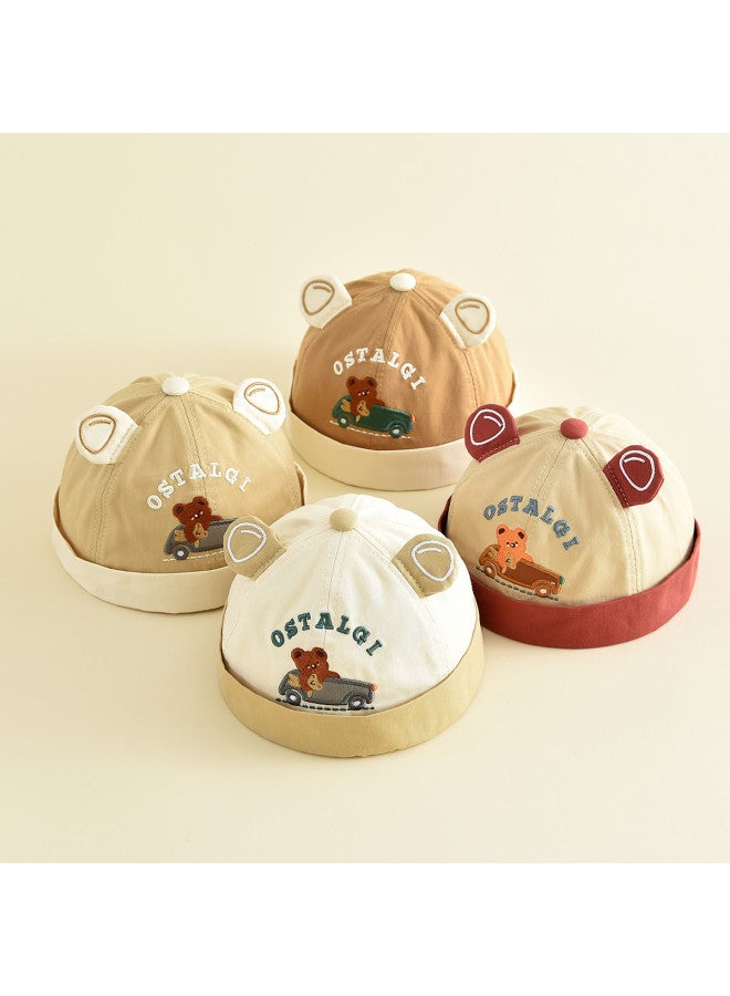 Bumblebee قبعة مالك الأرض القطنية للأطفال، قبعة عصرية للأولاد، قبعة سحب أنيقة مع زخارف ثلاثية الأبعاد - Image 5