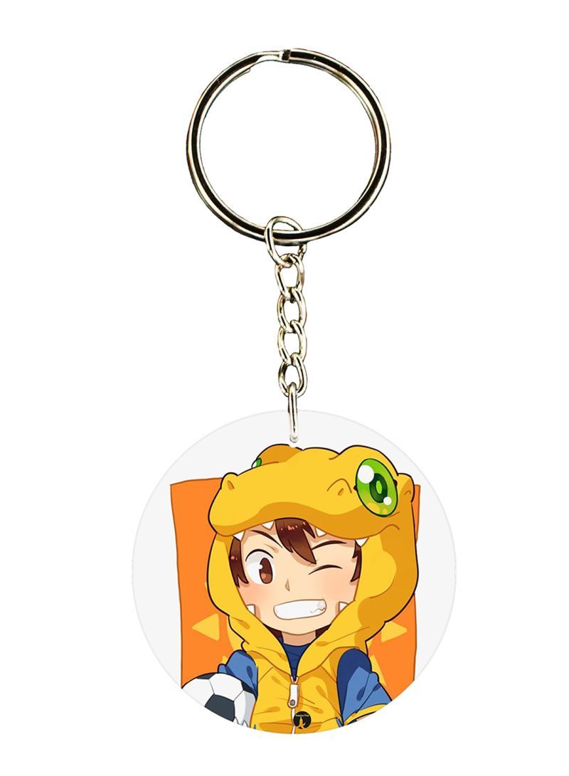 The Anime Digimon Printed Keychain