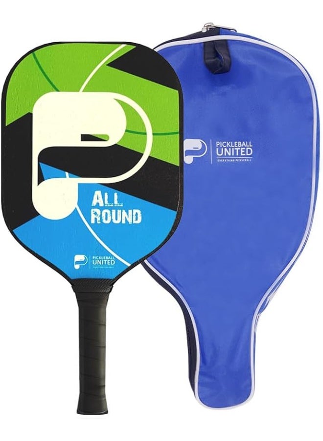 Pickleball United مضرب بيكلبول باور درايف بسطح شفرة من الفلين المثقوب - Image 1