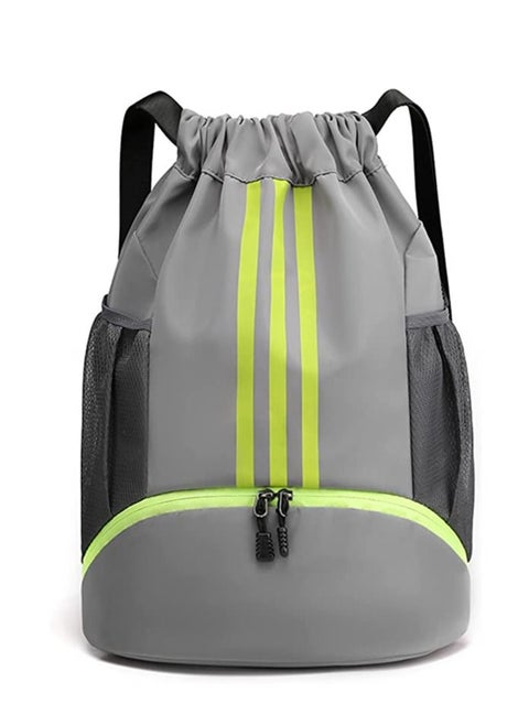 Drawstring Backpack Bag Gym Sack String Men Women Basketball Bundle Pocket Student School Football Storage Large Capacity Fitness