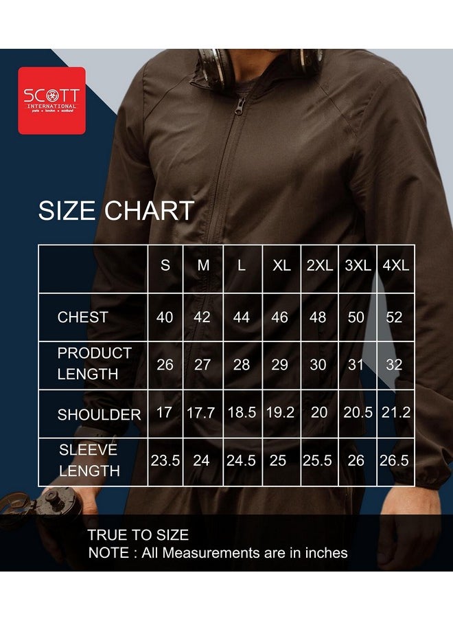 Scott International - جاكيت سكوت إنترناشيونال رجالي مقاوم للرياح (AW19-IDRY-LJKT-BL-XXXL_Black_XXX-Large) - Image 1