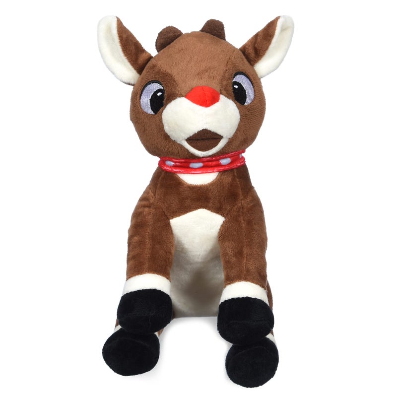Rudolph The RedNosed Reindeer Toys for Dogs 9 Plush Rudolph Squeaker Dog Toy Chew Dog Toys Holiday Toys for Pets Christmas Dog Toys Rudolph Dog Toy Dog Toys for Christmas - Image 2