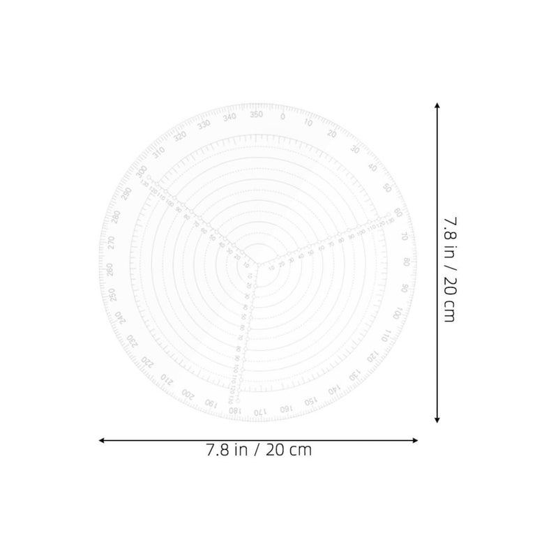 Woodworking Lathe Edge Ruler Centering Tool Circle Center Measuring Gauge - Image 3