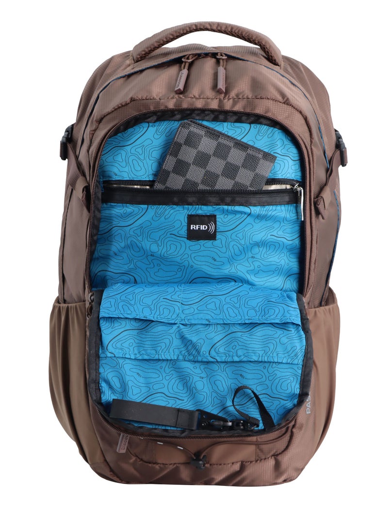 Discovery Outdoor 30L Backpack  Brown for Adventure, Durable Lightweight Water Resistant Multi-Compartment Bag for Men Women Hiking Trekking Camping Travel - pzsku/ZA2395A233B13D476C2C0Z/45/_/1721994121/a4dc8ff6-870d-45e9-b5ac-50b117d70ba3
