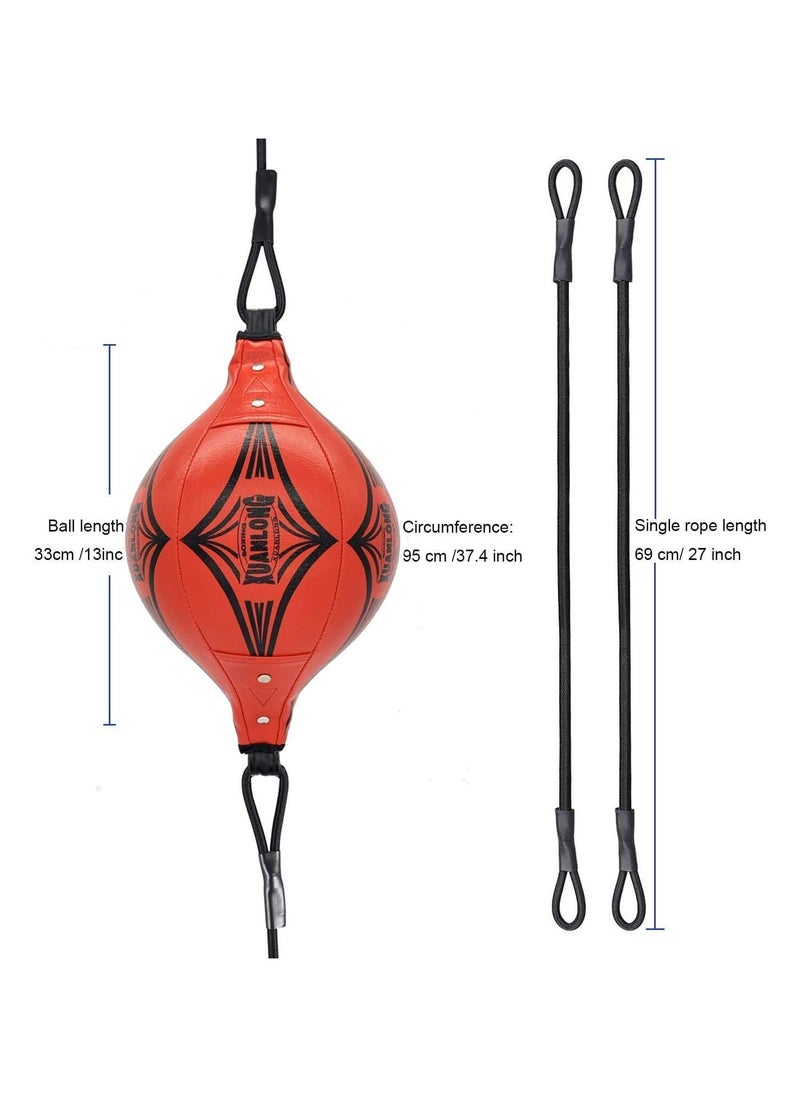 QSHOP QSHOP® Power Box with Double End Speed Ball DODGE SPEED Punching Bag Training MMA Training Rope Floor to Ceiling  - Image 4