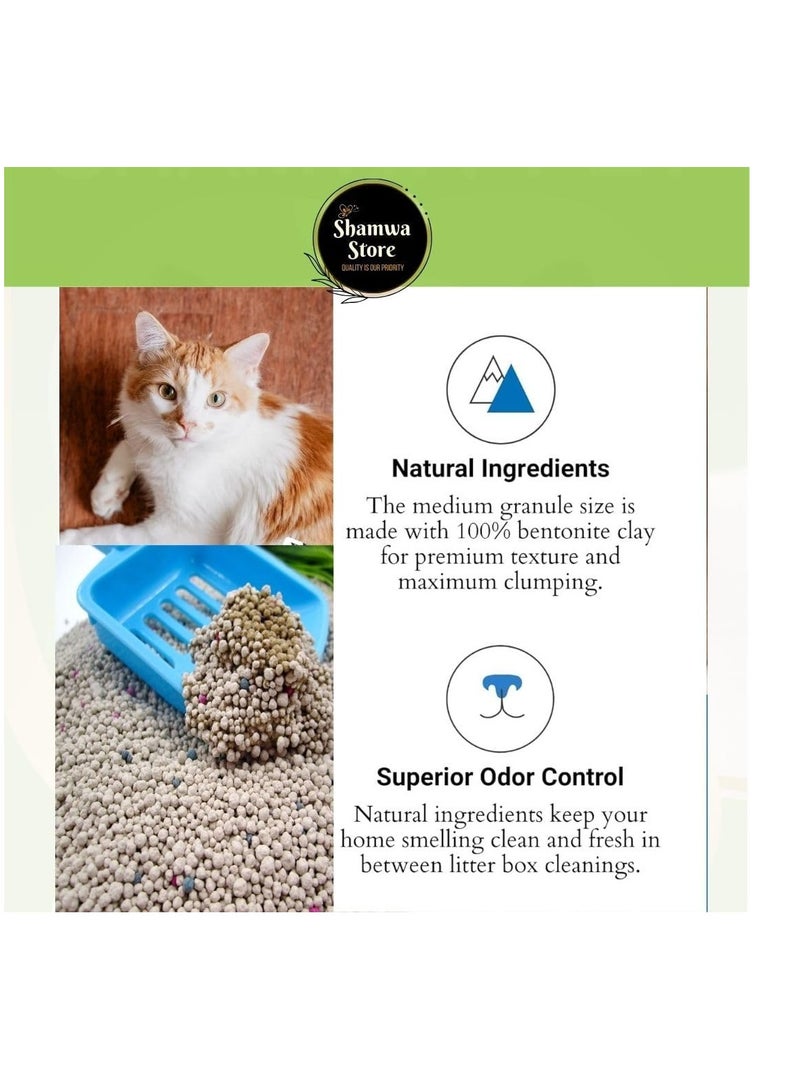 Premium Natural Cat Litter 100% Exceptional Absorbency Dust-Free Odor Resistant Suitable for All Cats Economical 10L Pack  Apple - Image 2