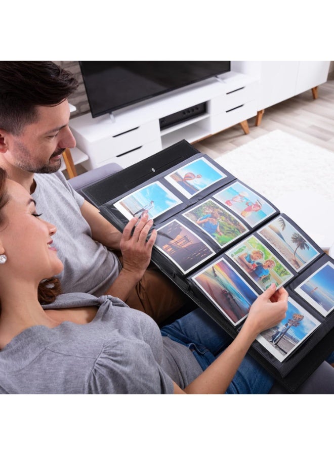 Relex Photo Album, Large Capacity Picture Albums with Leather Cover, Memory Book with Picture Display Window for Baby Family Wedding (4x6 600 Pockets) - Image 4