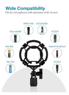 حامل ميكروفون، حامل ميكروفون قابل للتعديل مكتب تعليق مقص ذراع ميكروفون بوم للميكروفونات للبث الاحترافي، والتسجيل الصوتي، والألعاب - pzsku/ZA23985FF106EFAB0D4AEZ/45/_/1726560132/a7290216-803b-4985-8ba7-664c1999e0a2