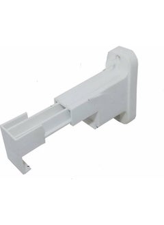 Aliden 2 Pieces Curtain Rails Cornice L Leg Wall Mount Hanger Bracket Plastic  - Image 2