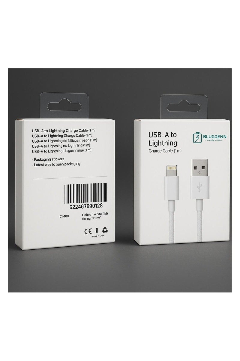 بلجن كابل شاحن سريع  ايفون لايتنج Type-A ↔ Lightning - شحن فائق السرعة لجميع أجهزة الآيفون (تقنية QC 3.0) يدعم هذا الكابل من Type-A إلى Lightning تقنية Quick Charge 3.0 ليقدم لك شحنًا سريعًا وآمنًا. مع عزل مزدوج للحماية من الحرارة والانحناء، يضمن هذا الكابل أداءً موثوقًا وشحنًا سريعًا لجميع أجيال الآيفون، سواء القديمة أو الحديثة.14/13/12/11/X/XR Series & iPad Pro, Stable Data Transfer, - Image 5