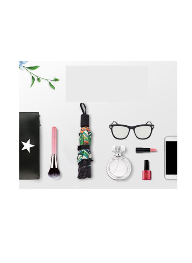 NIBEMINENT - Vinyl Anti-ultraviolet Sun Umbrella Small Fresh Sunny Black - Image 1
