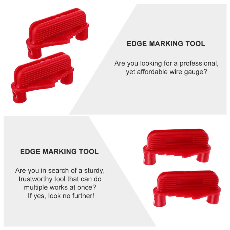 2 Pcs Multi Function Woodworking Marking Tool Center Finder Offset Wire Gauge Carpenter Scriber - Image 5