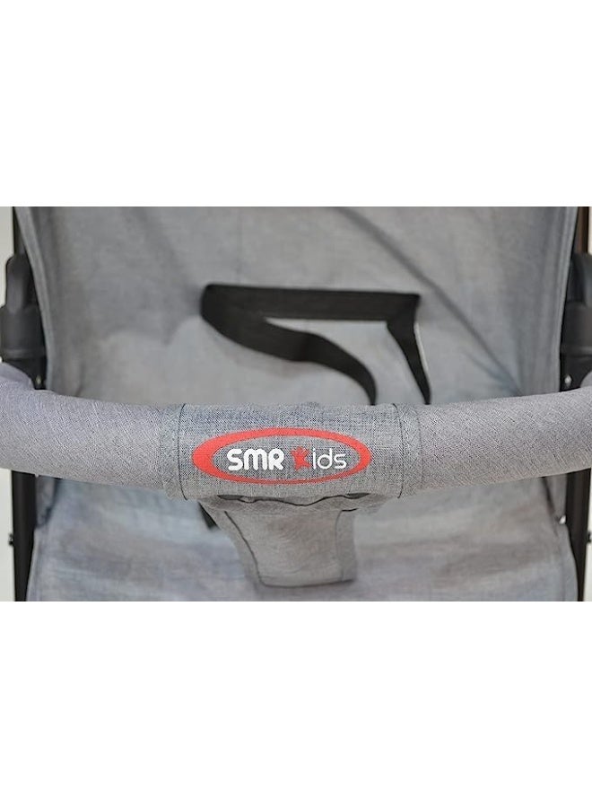 SMR Kids 521 Lightweight Stroller (Grey) - Image 4