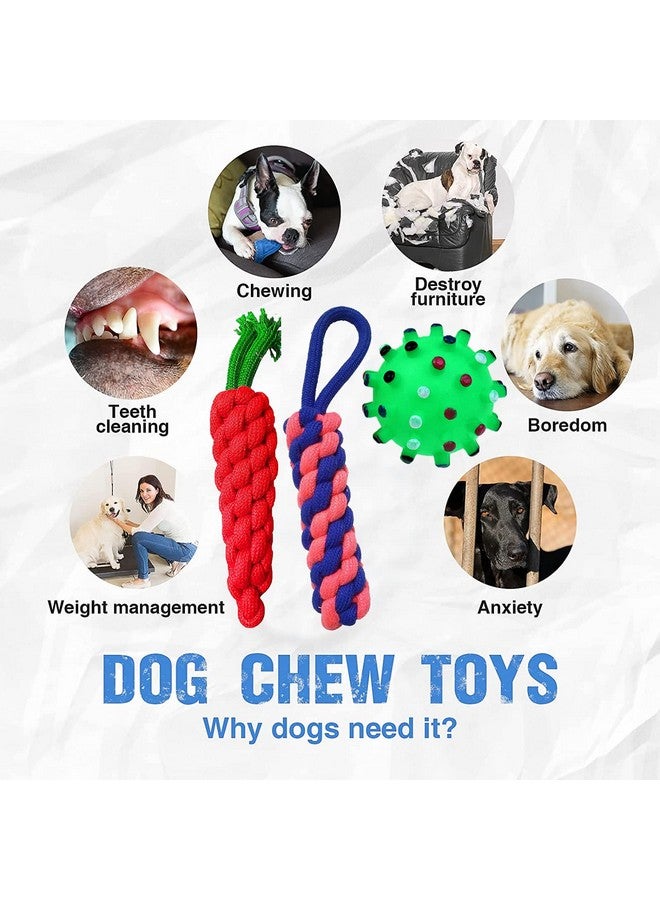 Emily Pets Dog Toys All-In-One Set Dog Toys Pack For Small To Medium Dogs (Pack Of 3, Color May Vary) - Image 5