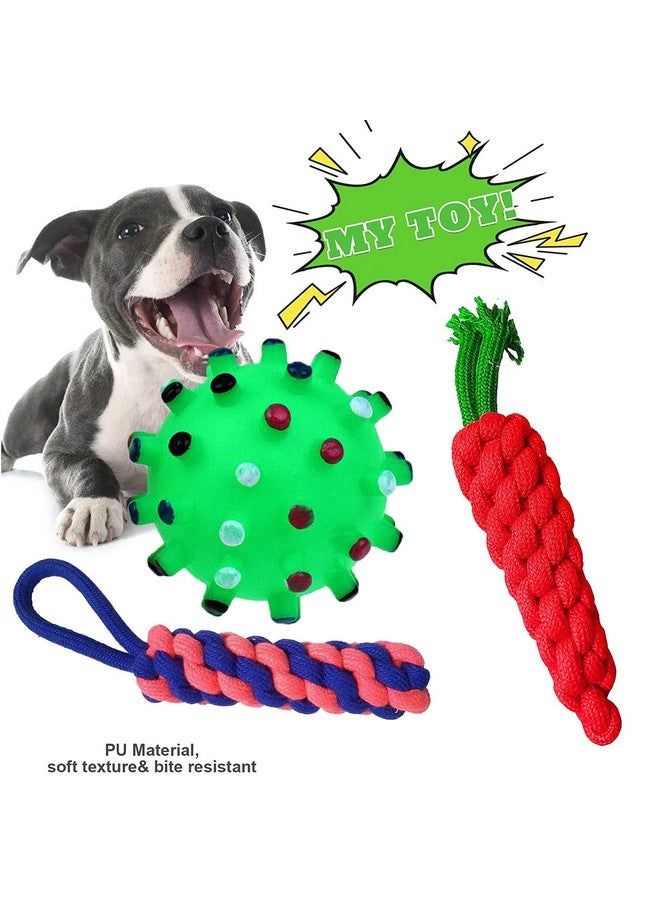 Emily Pets Dog Toys All-In-One Set Dog Toys Pack For Small To Medium Dogs (Pack Of 3, Color May Vary) - Image 3