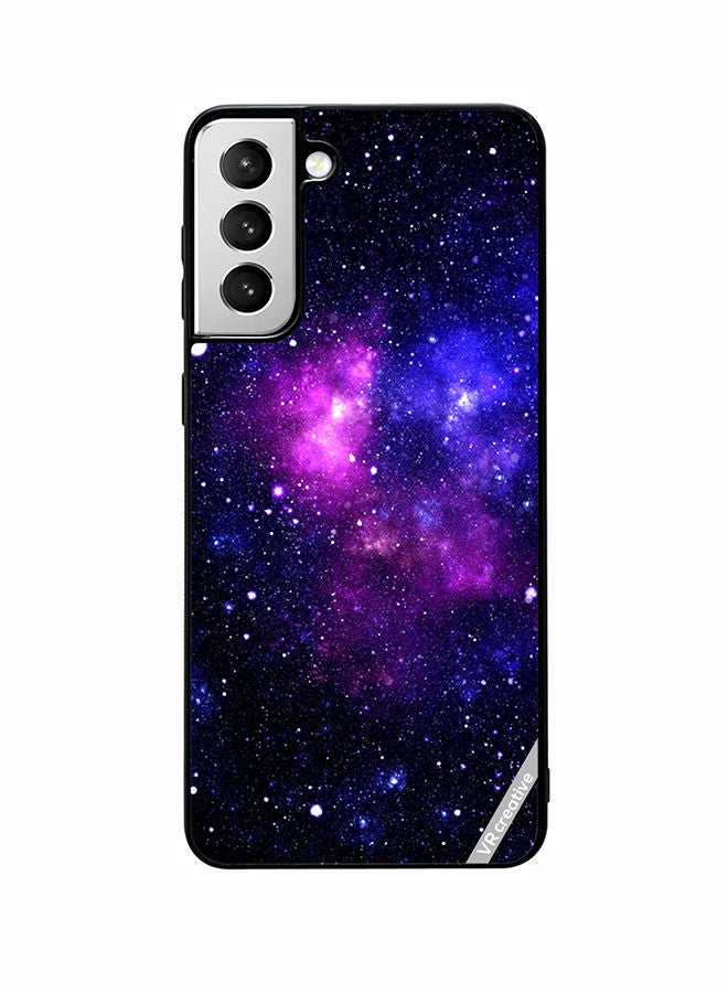 VR CREATIVE Protective Case Cover For Samsung Galaxy S22 Plus 5G Galaxy Galaxy Purple Design Multicolour - Image 1